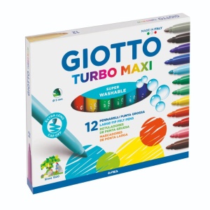 Giotto Turbo Maxi Estuches de Rotuladores Surtidos Superlavable