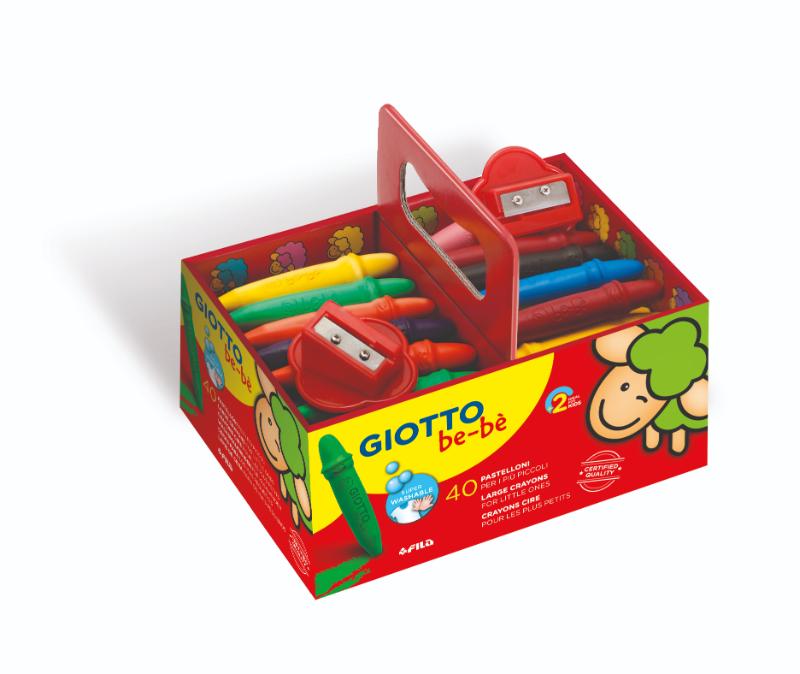 Giotto Súper Ceras Schoolpack 40 unidades+ 2 Sacapuntas