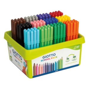 Giotto Turbo Color Schoolpack 144 Uds.